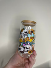 Load image into Gallery viewer, Fuelled by coffee glass tumbler
