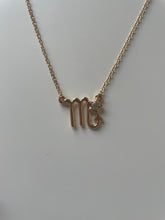Load image into Gallery viewer, 18K gold zodiac necklace
